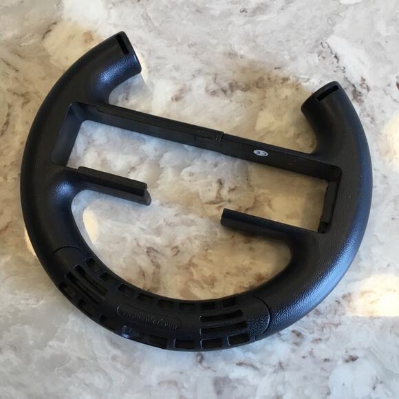 Ubisoft Steering Wheel For Nintendo Wii - Black - Picture 2 of 2